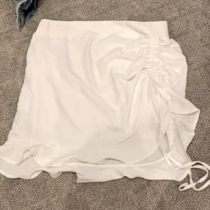 White skirt